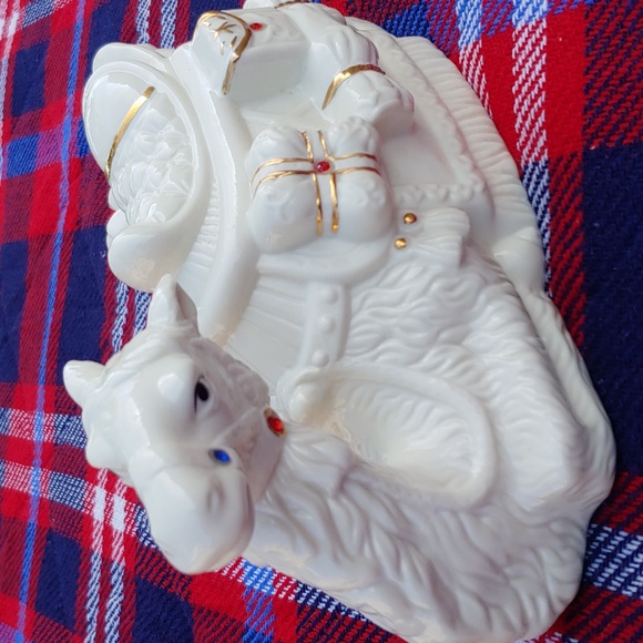 Ceramic Jeweled Christmas Nativity Camel - Picture 3 of 12